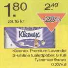 Allahindlus - Kleenex Premium Lavendel tualettpaber