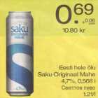 Alkohol - Eesti hele õlu Saku Originaal Mahe