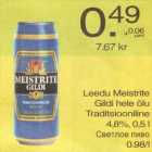 Alkohol - Leedu Meistrite Gildi hele õlu Traditsiooniline