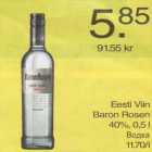 Alkohol - Eesti Viin Baron Rosen