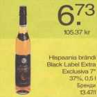 Alkohol - Hispaania brändi Black Label Extra Exclusiva 7*