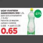 VICHY VIVAFRESH GASEERIMATA VESI 1,5L laimi-sidrunimaitseline 