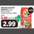 Allahindlus - DARLlNG KUIVTOIT KOERTELE 3 kg liha, juurvilja 