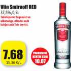 Магазин:Grossi,Скидка: Водка Smirnoff RED