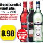 Allahindlus - Aromatiseeritud
vein Martini