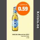 Alkohol - Hele õlu Saku on Ice, 0,33 l