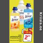 Lenor
pesuloputusvahend,
63 peseukorda, 1,9 l*