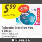 Allahindlus - Tualettpaber Deluxe Pure White, 3-kuhiline