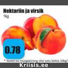 Nektariin ja virsik 1kg