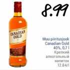 Muu piiritusjook Canadian Gold