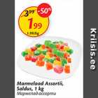 Allahindlus - Marmelaad Assorti Saldus, 1 kg