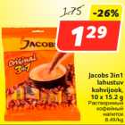 Allahindlus - Jacobs 3in1
 lahustuv
kohvijook