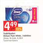 Allahindlus - Tualettpaber Deluxe Pure White, 3-kihiline