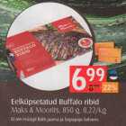 Eelküpsetatud Buffalo ribid