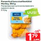 Allahindlus - Paneeritud kana sisefileetükid
Morliny, 350 g
