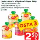 Allahindlus - Laste smuutid või püree Milupa, 80 g


