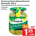 Allahindlus - Konserveeritud väikesed herned
Bonduelle, 530 g
