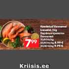 Keedetud Vannamei
krevetid, 1 kg
