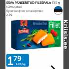 Allahindlus - ESVA PANEERITUD FILEEPALA 285 G