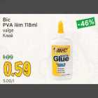 Bic РVА liim 118ml valge