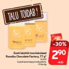 Allahindlus - Eesti käsitöö tooršokolaad
Roosiku Chocolate Factory, 77 g*