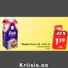 Allahindlus - Täispiim Farmi, 3,8 - 4,2%, 2 l
