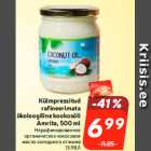 Магазин:Hüper Rimi,Скидка:Нерафинированное
органическое кокосовое
масло холодного отжима