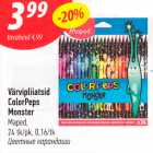 Värvipliiatsid ColorPeps Monster