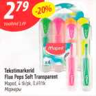 Tekstimarkerid Fluo Peps Soft Transparent