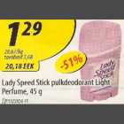 Allahindlus - Lady Speed Stick pilkdeodorant Light Perfume