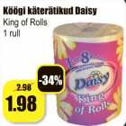 Allahindlus - Köögi käterätikud Daisy
King of Rolls
1 rull