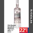 Allahindlus - Viin Russian Standard, Platinum