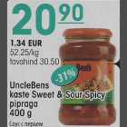 Allahindlus - UncleBens kaste Sweet&Sour Spicy pipraga