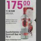 Allahindlus - Suurbritannia viin Smirnoff