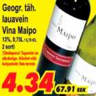 Allahindlus - Lauavein Vina Maipo