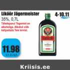 Allahindlus - Liköör Jägermeister