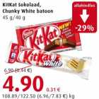 Allahindlus - KitKat šokolaad Chunky White batoon