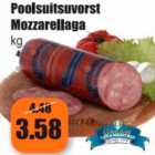 Poolsuitsuvorst Mozzarella kg