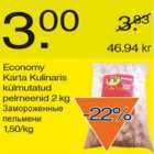 Allahindlus - Economy Karta Kulinaris külmutatud pelmeenid