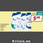 Head&Shoulders
šampoonid,
540 ml***
