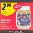 Allahindlus - Rafineeritud
kookosõli