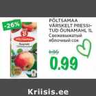 PÕLTSAMAA VÄRSKELT PRESSITUD ÕUNAMAHL 1L 