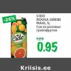 CIDO ROOSA GREIBI MAHL 1L