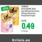 SHEBA KIISUEINE 85G kanalihaga kastmes,lõhega kastmes 