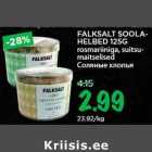 FALKSALT SOOLAHELBED 125G
rosmariiniga, suitsumaitselised 