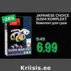 JAPANESE CHOICE SUSHI KOMPLEKT