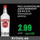 Allahindlus - MUU ALKOHOOLNE JOOK SMIRNOFF ICE 4% 0,7L