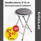 Allahindlus - Metalist taburet, d 30cm