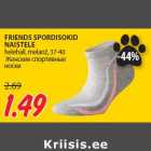 FRIENDS SPORDISOKID
NAISTELE
