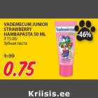 VADEMECUM JUNIOR
STRAWBERRY
HAMBAPASTA 50 ML